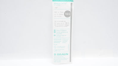 Braun 4252586-02 Introcan Safety IV Cath.16G x 1-1/4inch (x)